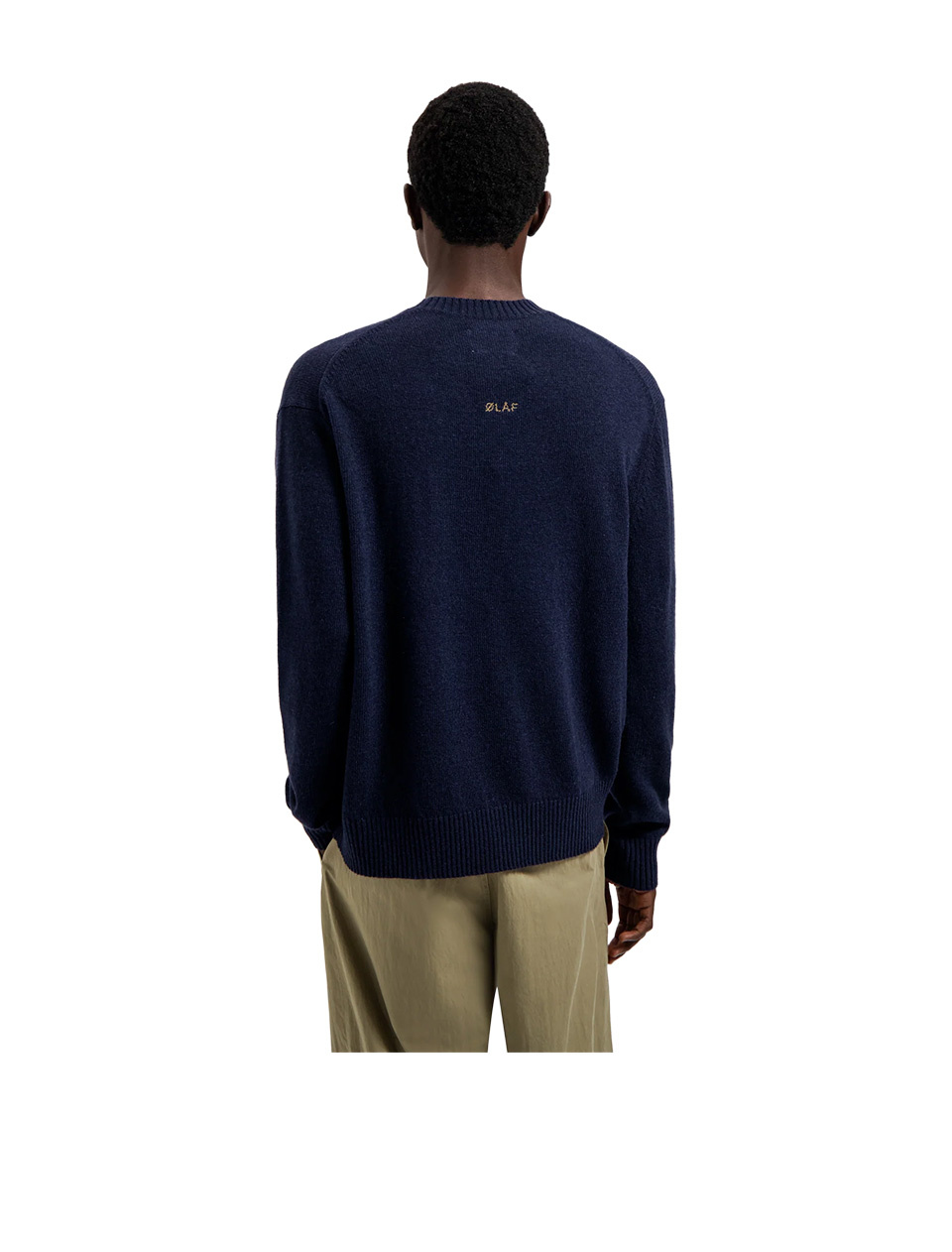 OLAF Essential Knitted Crewneck Navy