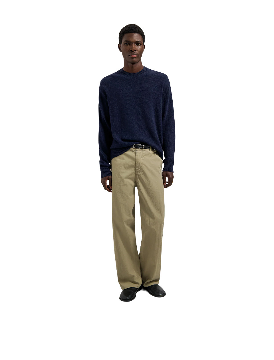 OLAF Essential Knitted Crewneck Navy