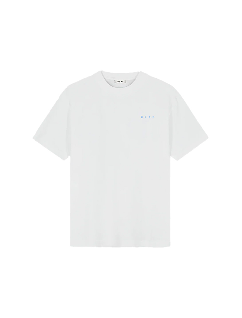 OLAF Olaf Brushstroke Face Tee Optical White