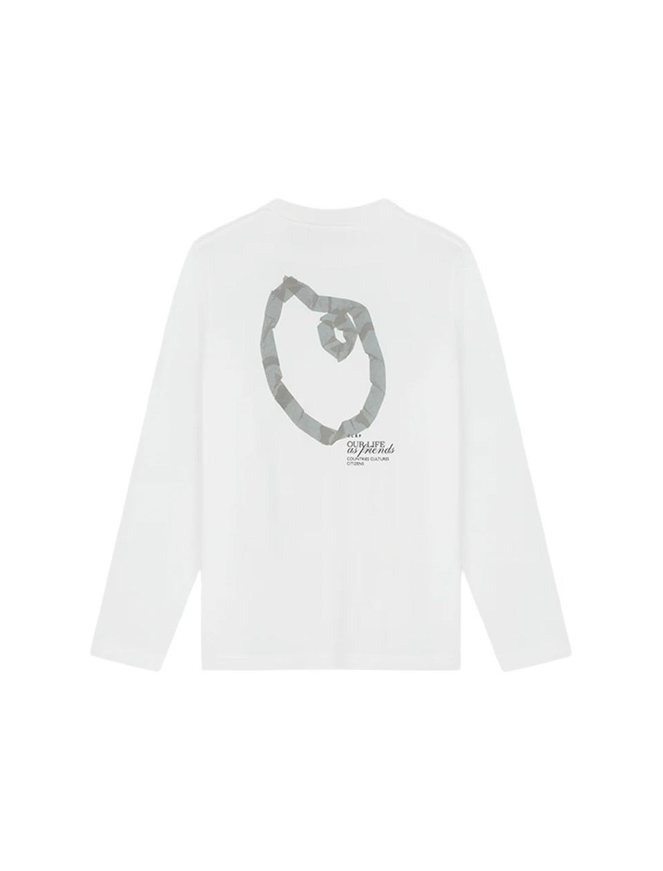 OLAF Olaf Tape Palette LS Tee Optical White