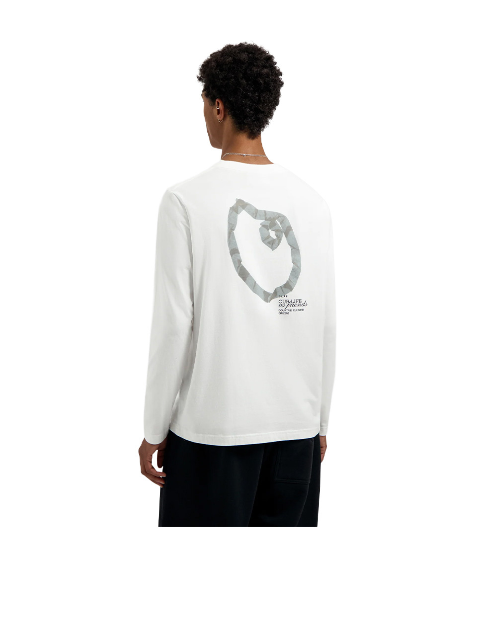 OLAF Olaf Tape Palette LS Tee Optical White