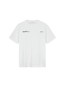 OLAF Script Friends Boxy Tee Optical White