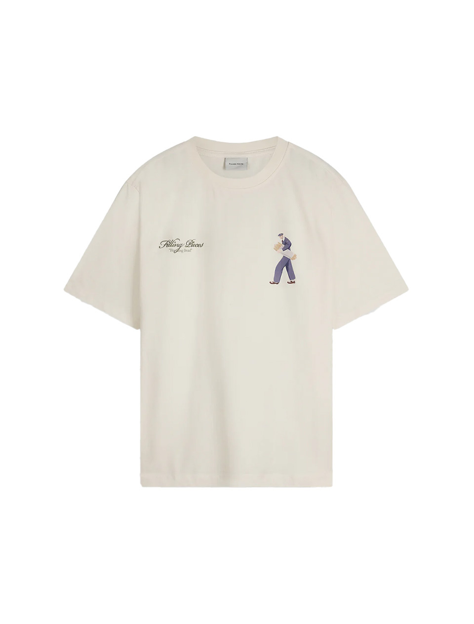Filling Pieces Bakery T-Shirt Antique White