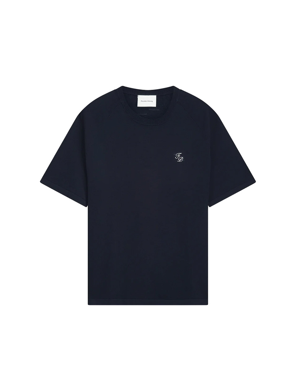 Filling Pieces Knit Raglan T-Shirt Navy