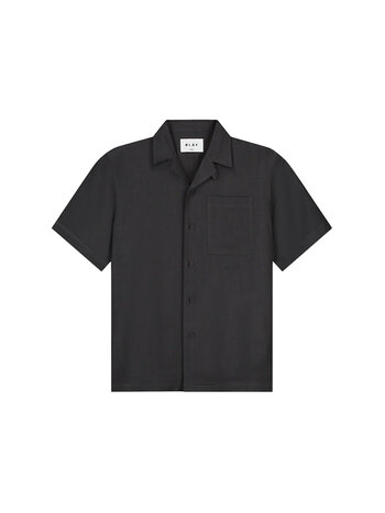 OLAF Linen Blend SS Shirt Charcoal