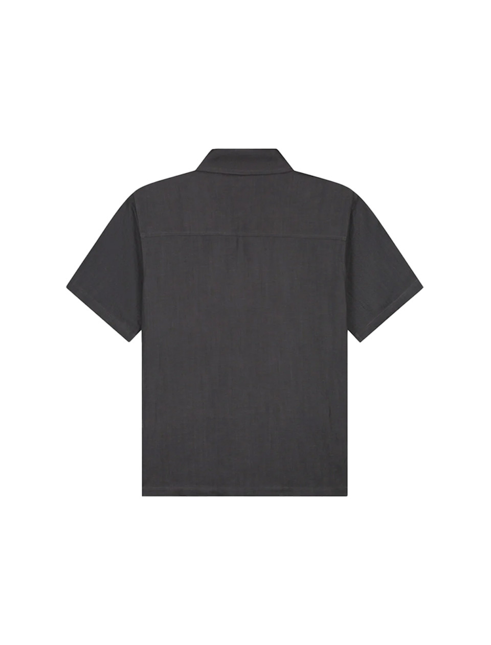 OLAF Linen Blend SS Shirt Charcoal