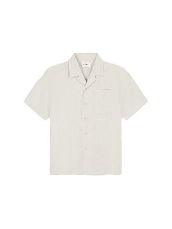 OLAF Linen Blend SS Shirt Off White