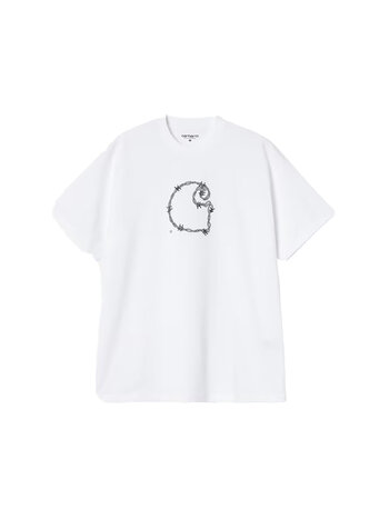 Carhartt WIP S/S Barbwire C T-Shirt White