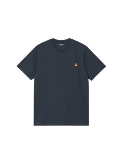 Carhartt WIP S/S American Script T-Shirt Deep Night