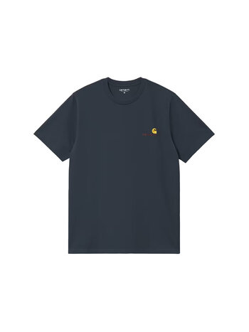Carhartt WIP S/S American Script T-Shirt Deep Night