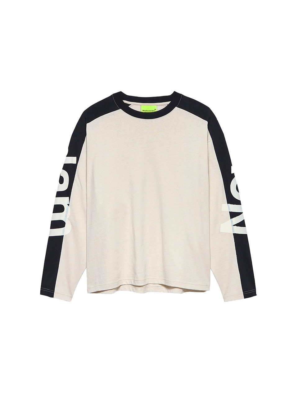 New Amsterdam Surf Association Name Longsleeve Warm Sand Black