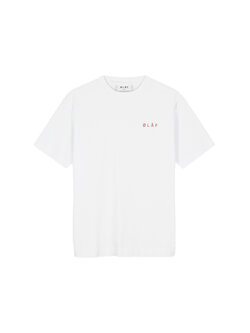 OLAF Brushstroke Graphic Boxy Tee Optical White