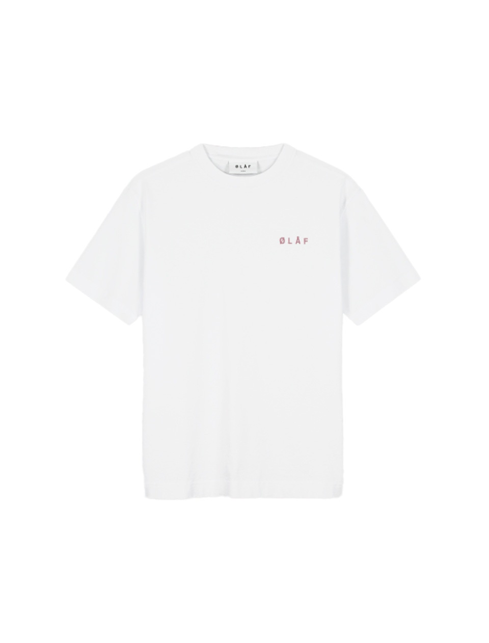 OLAF Brushstroke Graphic Boxy Tee Optical White