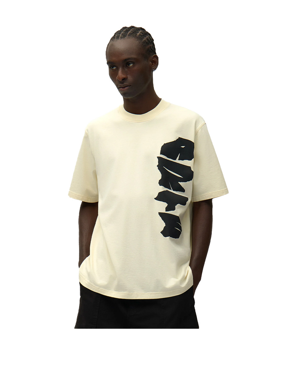 Arte Antwerp Side Logo T-Shirt Cream