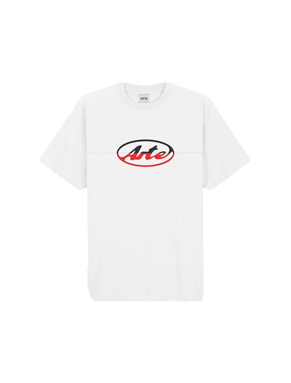 Arte Antwerp Circle Logo Cut T-Shirt White