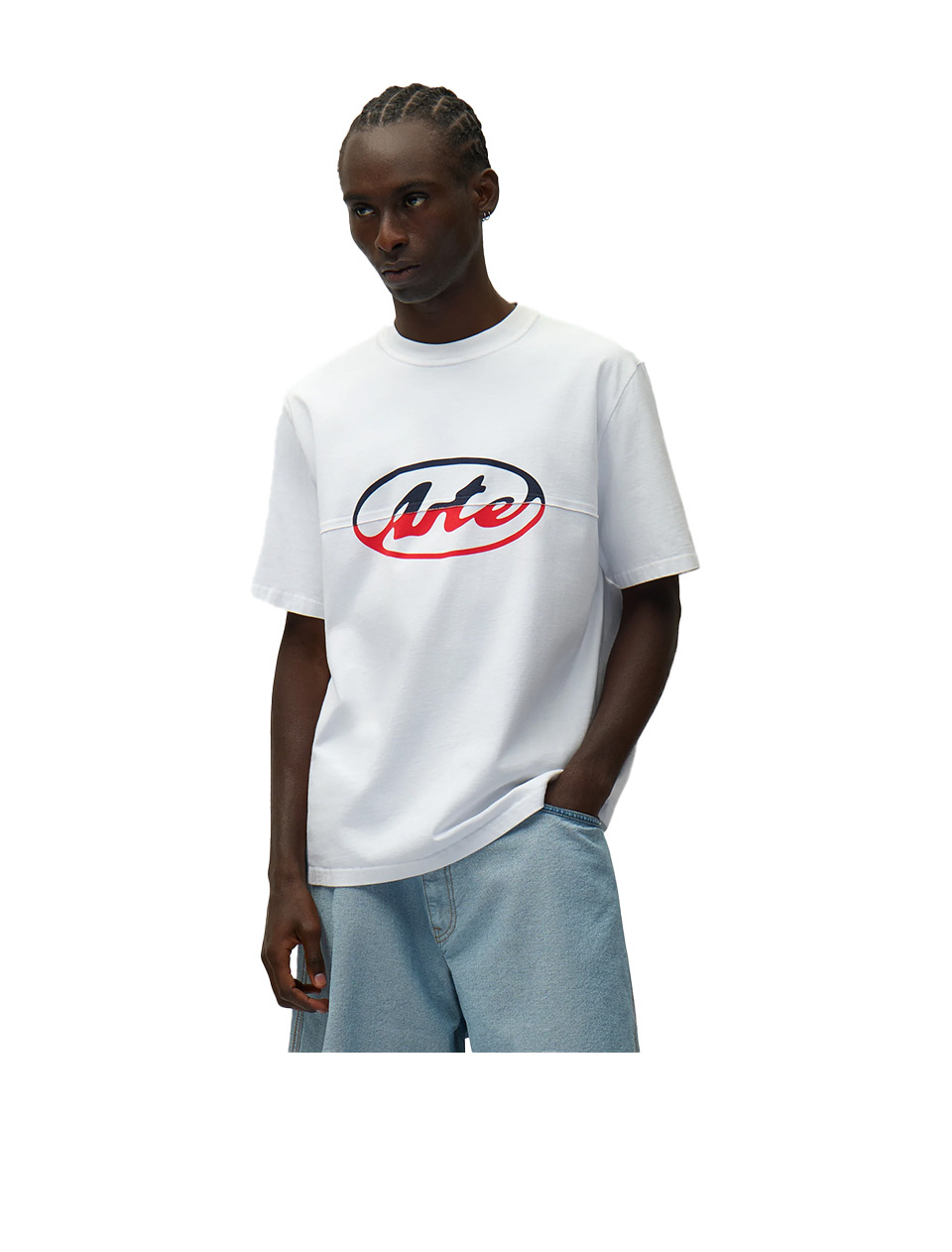 Arte Antwerp Circle Logo Cut T-Shirt White