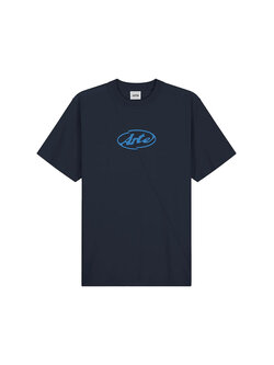 Arte Antwerp Circle Logo T-Shirt Navy