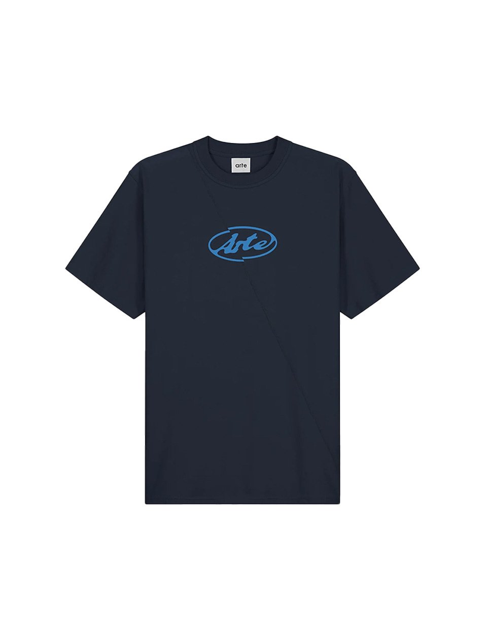 Arte Antwerp Circle Logo T-Shirt Navy