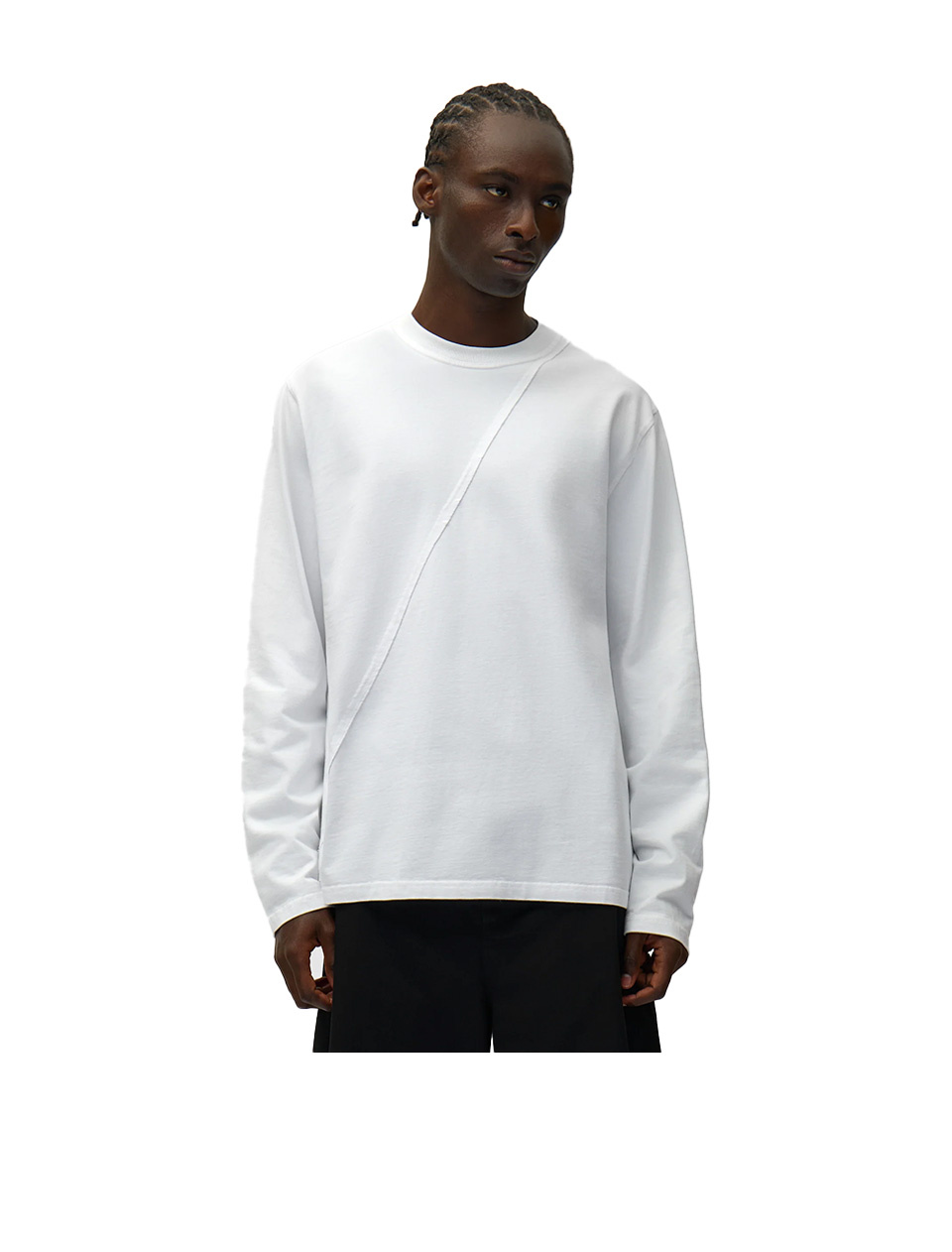 Arte Antwerp Back Circle Logo Longsleeve White