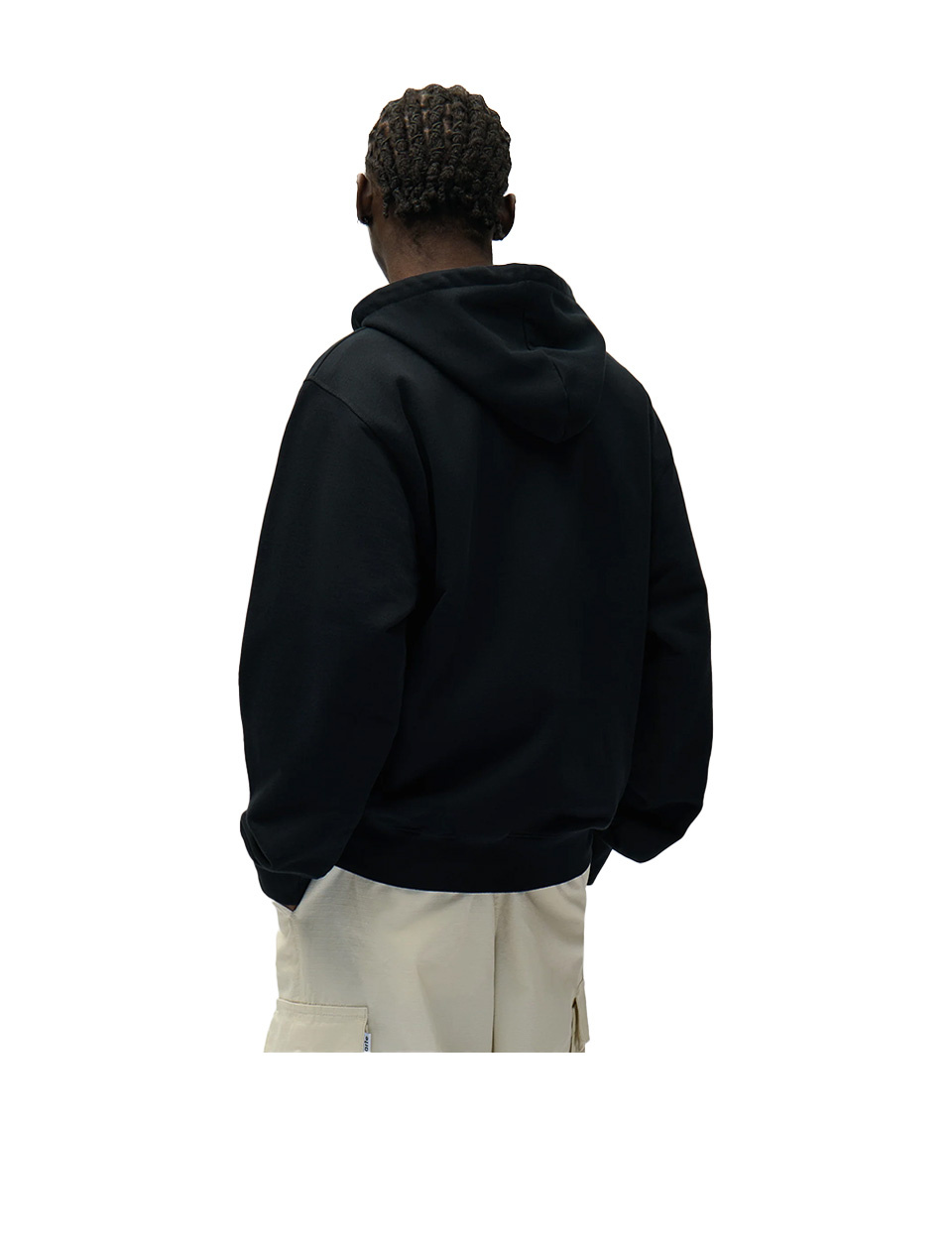 Arte Antwerp Circle Logo Zip Hoodie Black