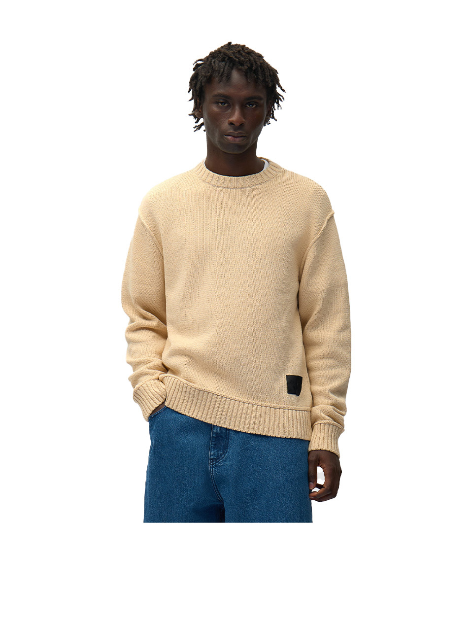 Arte Antwerp Reversible Label Knit Cream