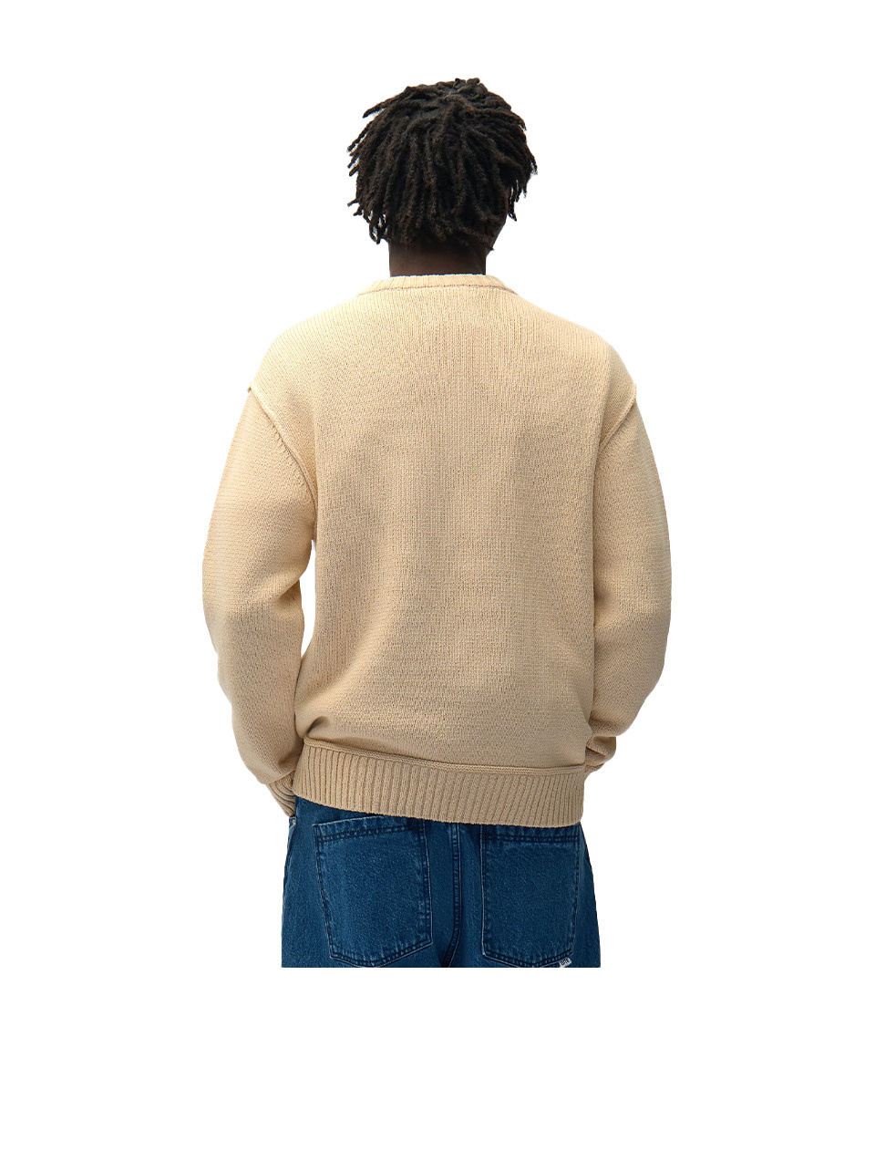 Arte Antwerp Reversible Label Knit Cream