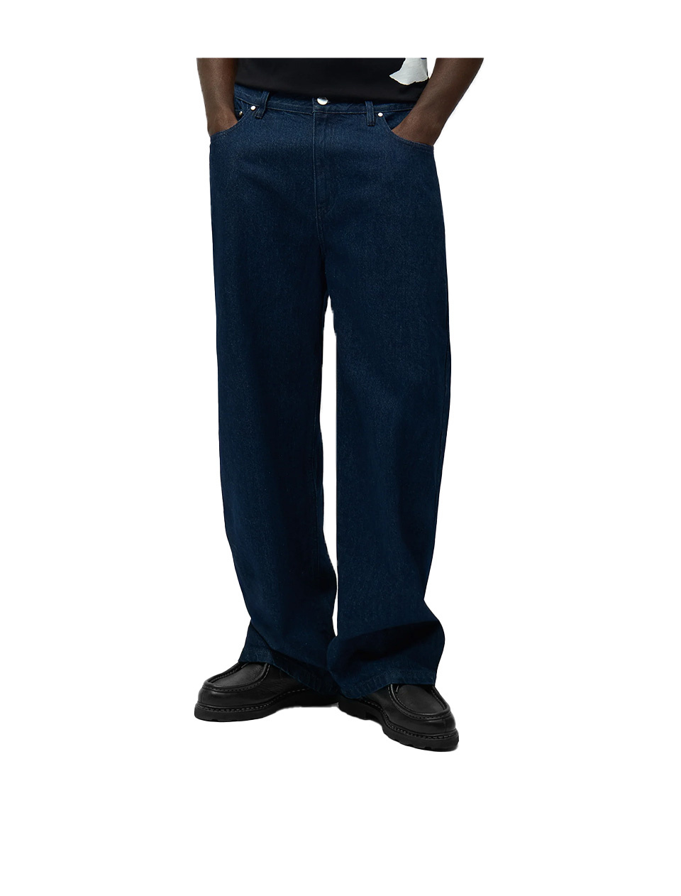 Arte Antwerp Circle Logo Pocket Pants Raw Denim