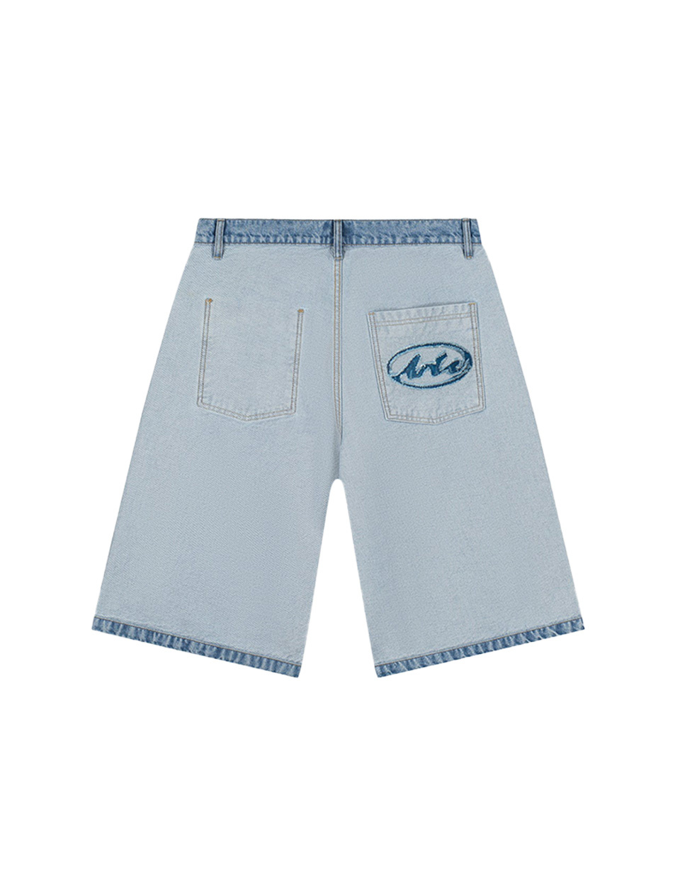 Arte Antwerp Denim Inside/Out Shorts Denim Bleach
