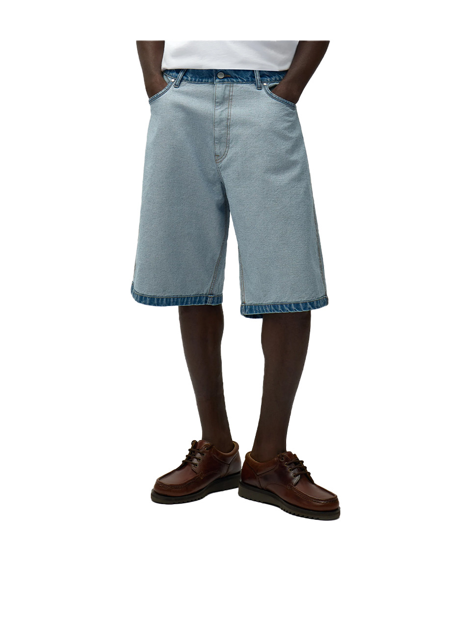 Arte Antwerp Denim Inside/Out Shorts Denim Bleach