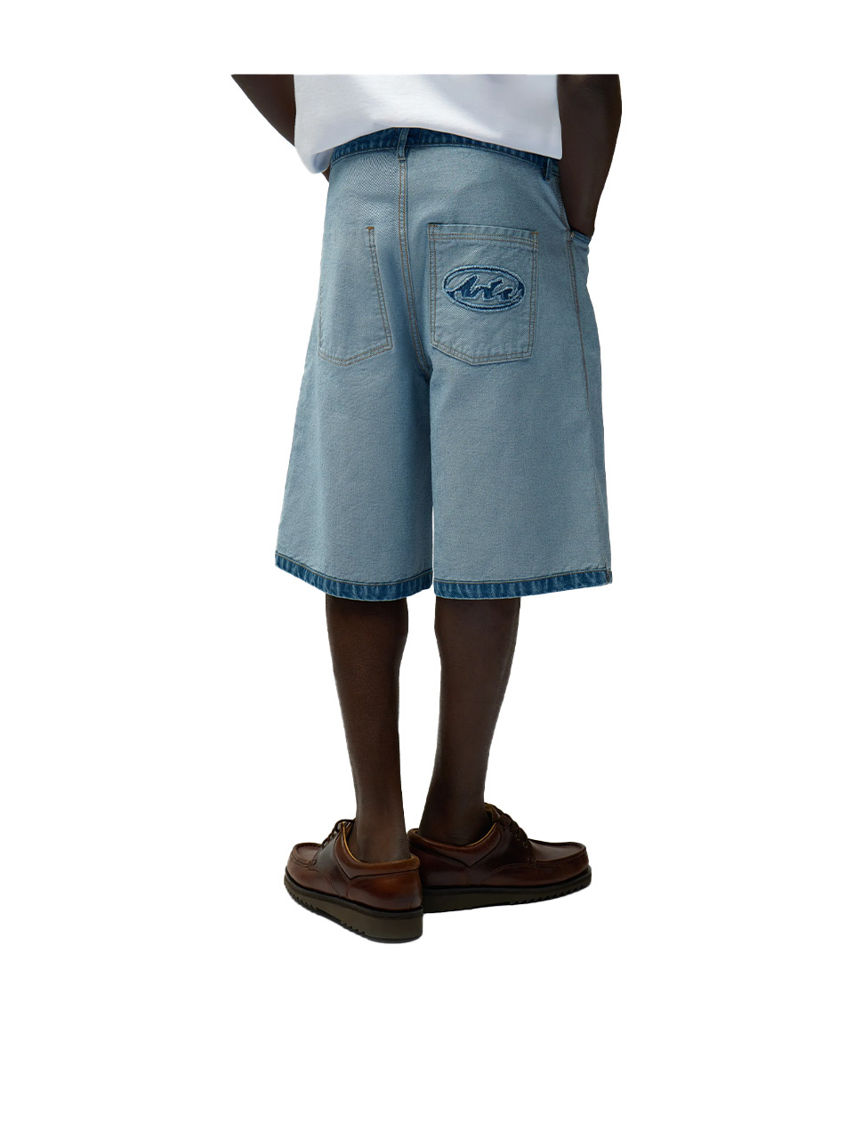 Arte Antwerp Denim Inside/Out Shorts Denim Bleach