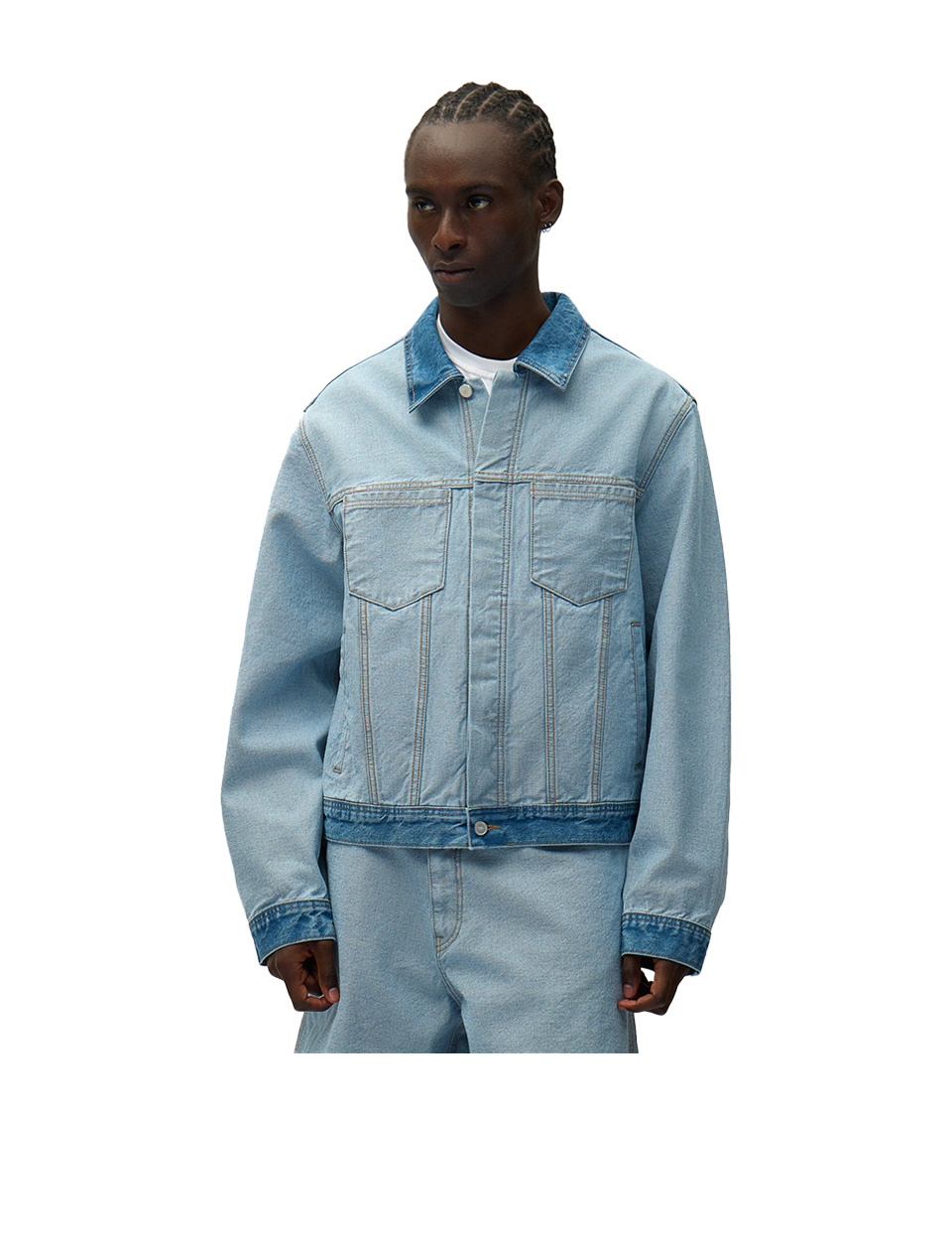 Arte Antwerp Denim Inside/Out Jacket Denim Bleach