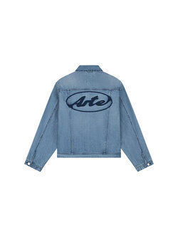 Arte Antwerp Circle Logo Jeans Jacket Denim Bleach