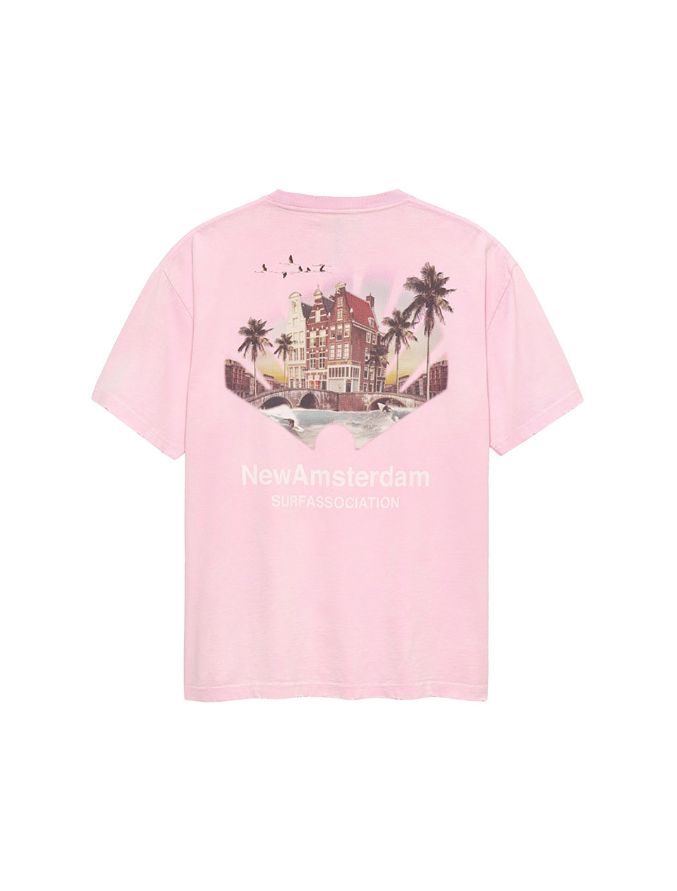 New Amsterdam Surf Association Tropical Tee Pink Lady
