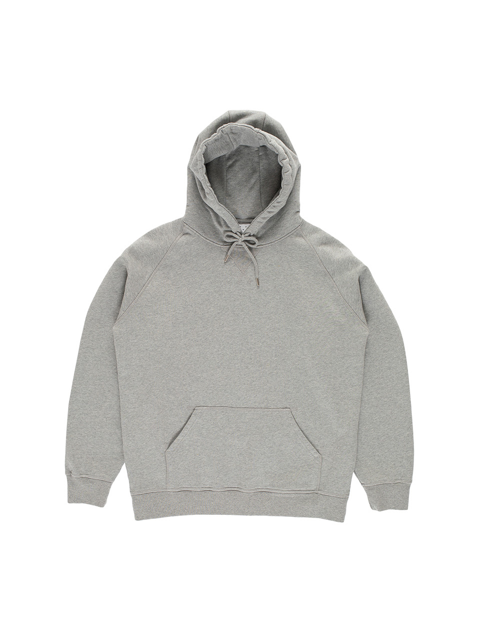 POP Trading Company Hearts Hooded Sweat Heather Grey