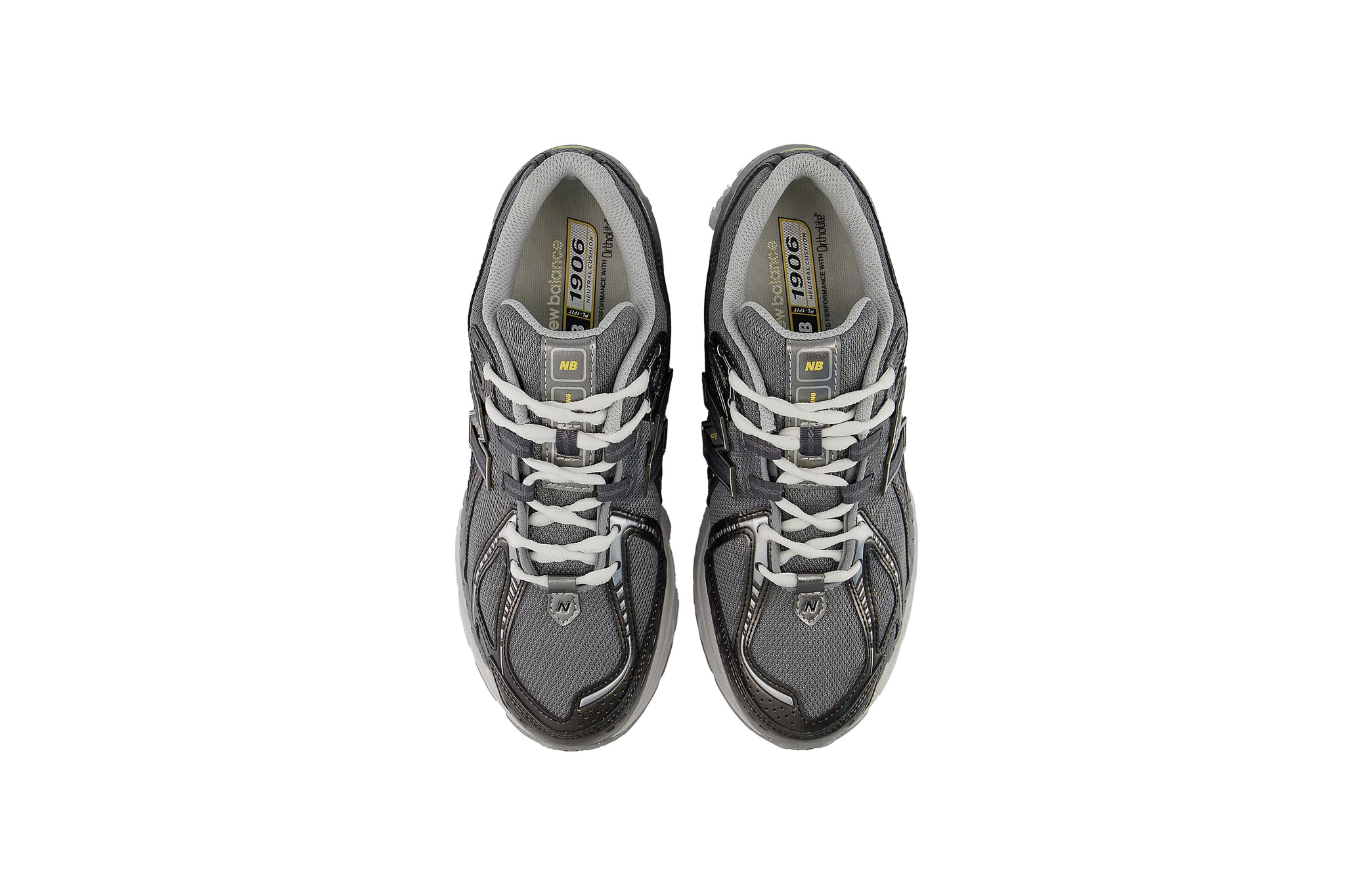 New Balance 1906R Slate Grey Black Metallic White Peach