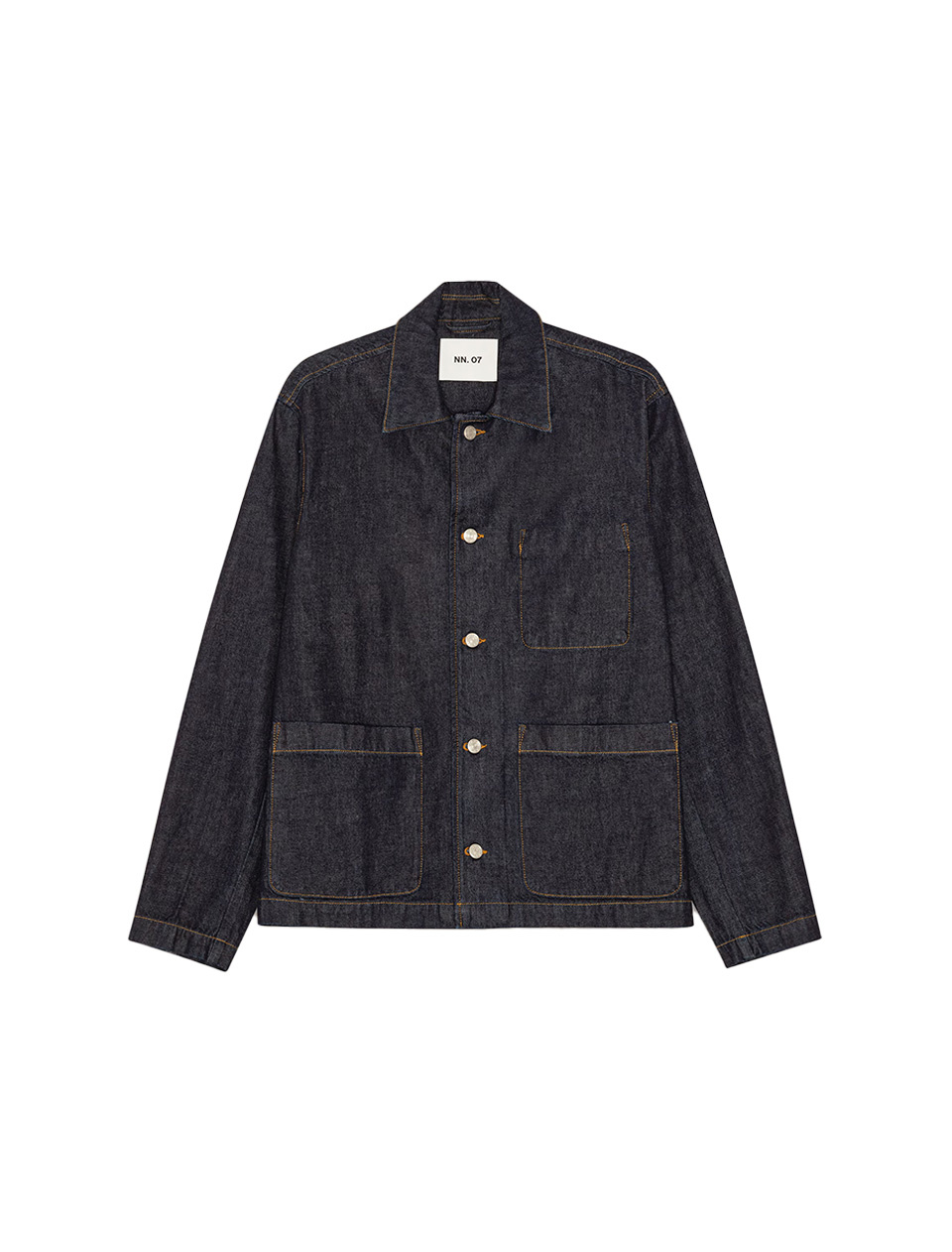 NN. 07 Morgan Rigid Hybrid Jacket Raw Indigo