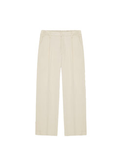 NN. 07 Kay Pleated Tailored Relaxed-Fit Trouser Ivory