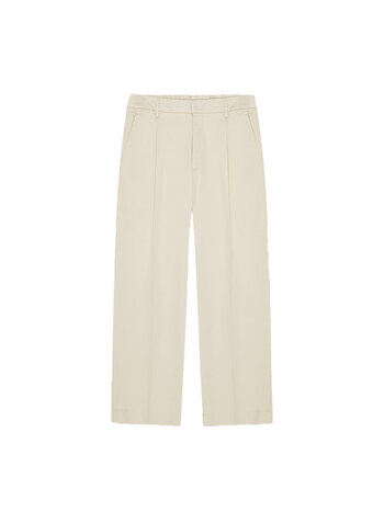 NN. 07 Kay Pleated Tailored Relaxed-Fit Trouser Ivory