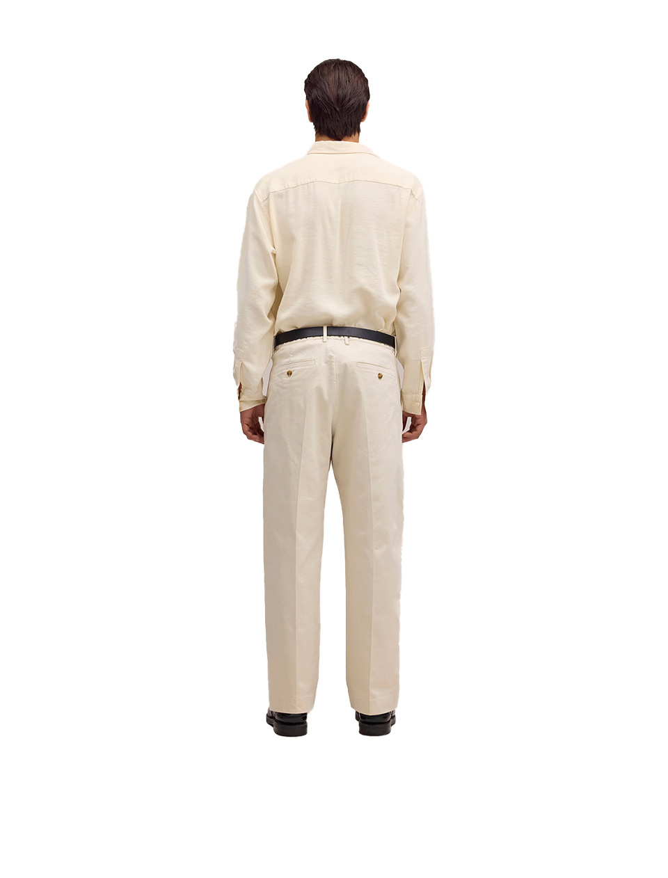 NN. 07 Kay Pleated Tailored Relaxed-Fit Trouser Ivory