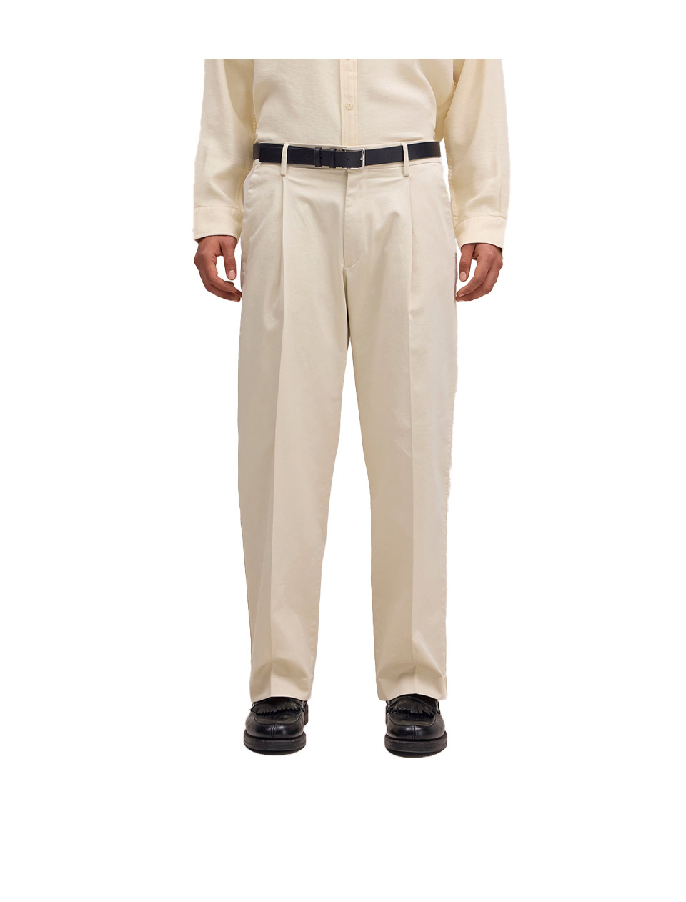 NN. 07 Kay Pleated Tailored Relaxed-Fit Trouser Ivory