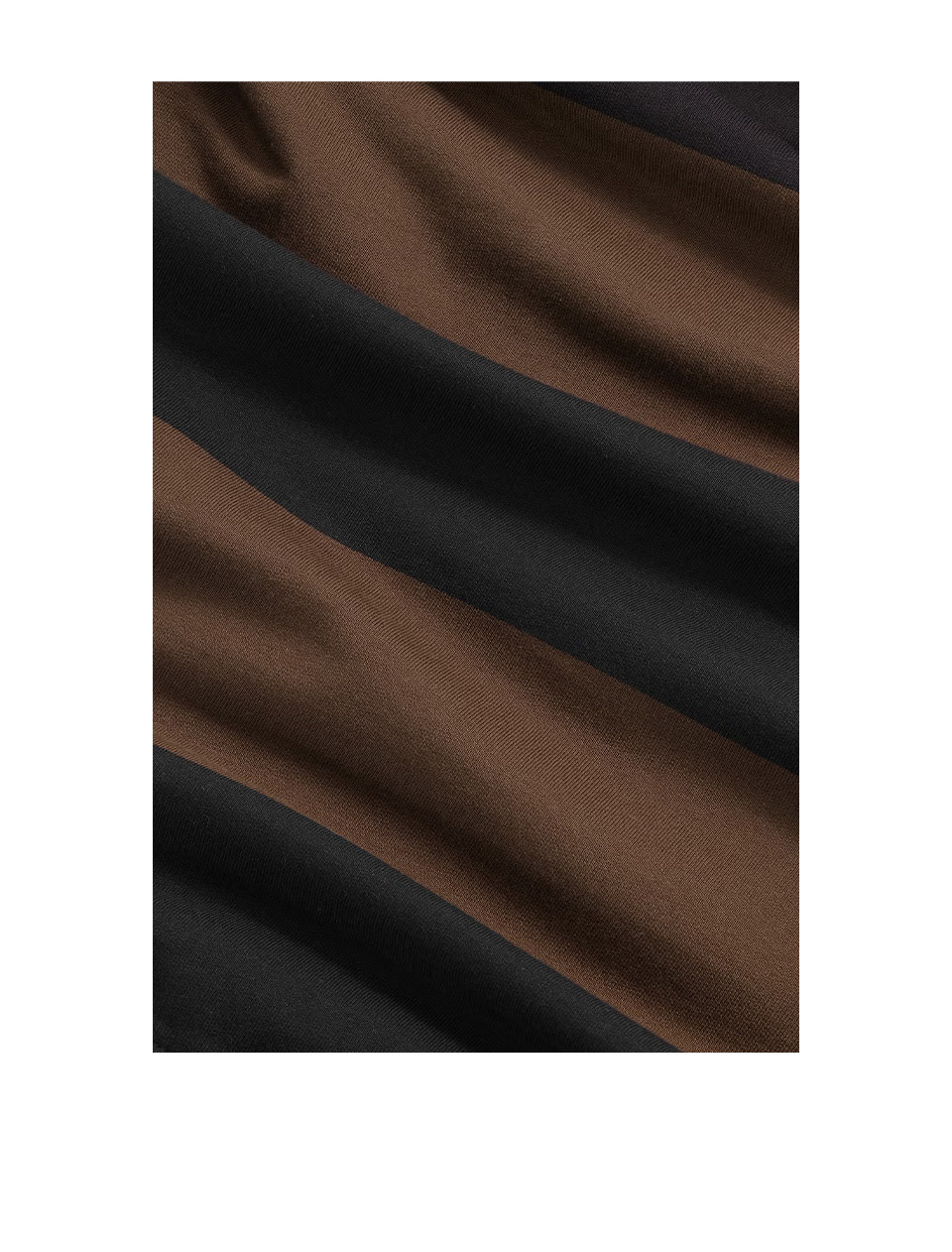 NN. 07 David Polo Sweatshirt Brown Stripe