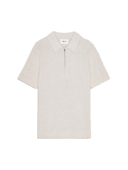 NN. 07 Hansie SS Half Zip Polo Ivory