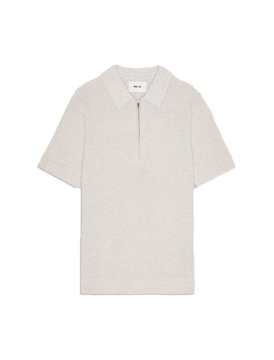 NN. 07 Hansie SS Half Zip Polo Ivory