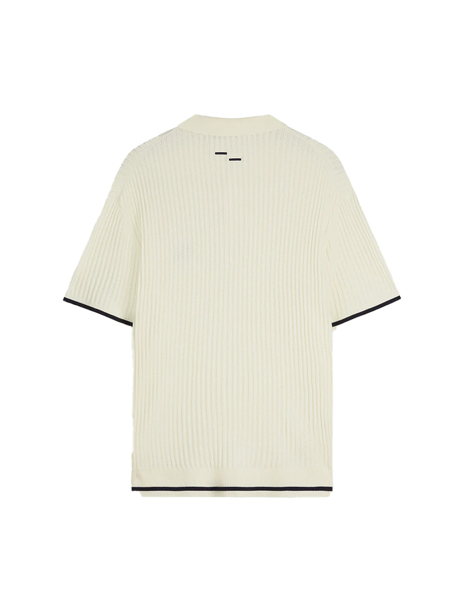 Filling Pieces Fine Knit Polo Antique White