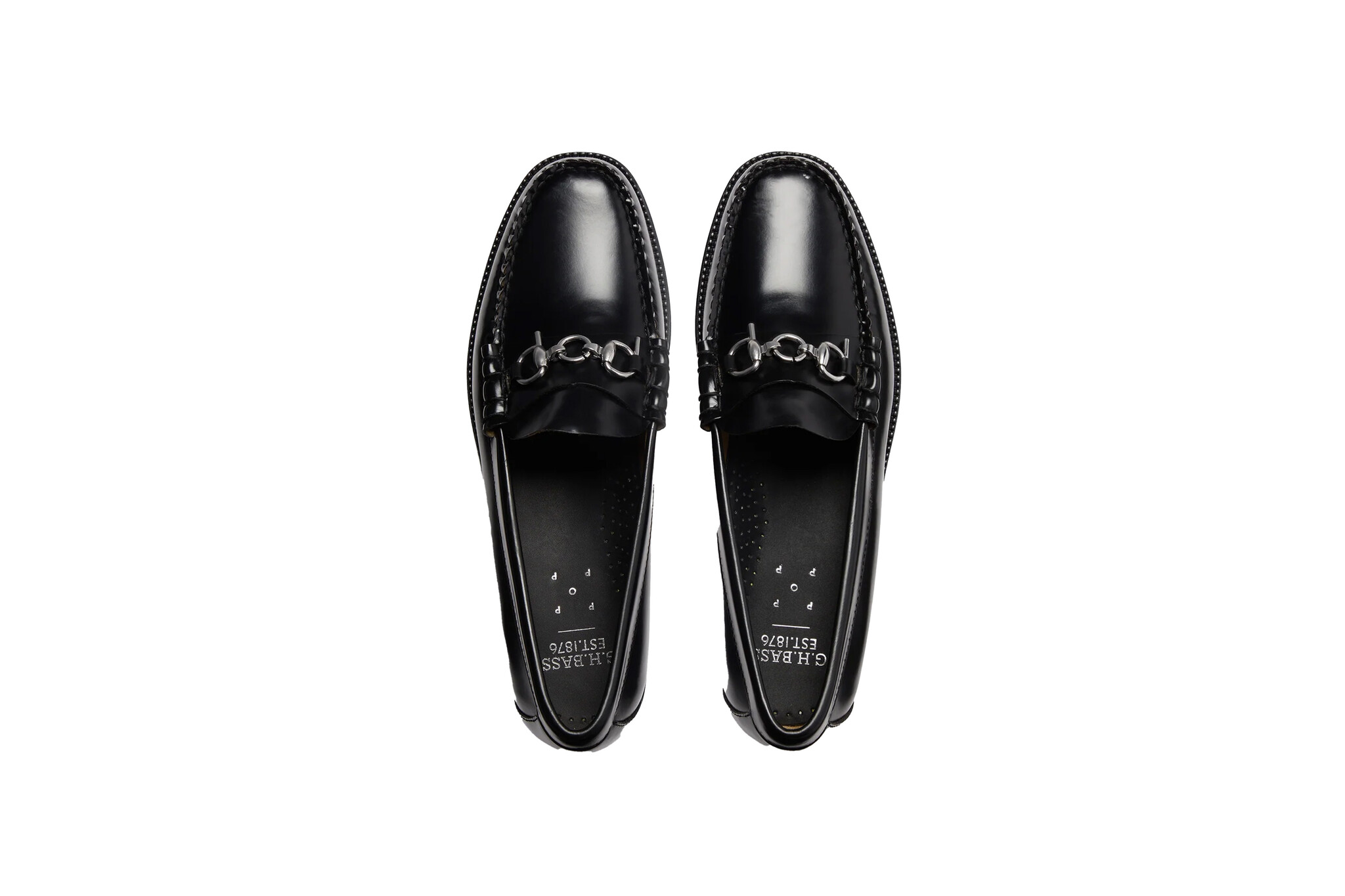 POP Trading Company G.H. Bass & Pop Easy Weejuns Loafers Black Leather