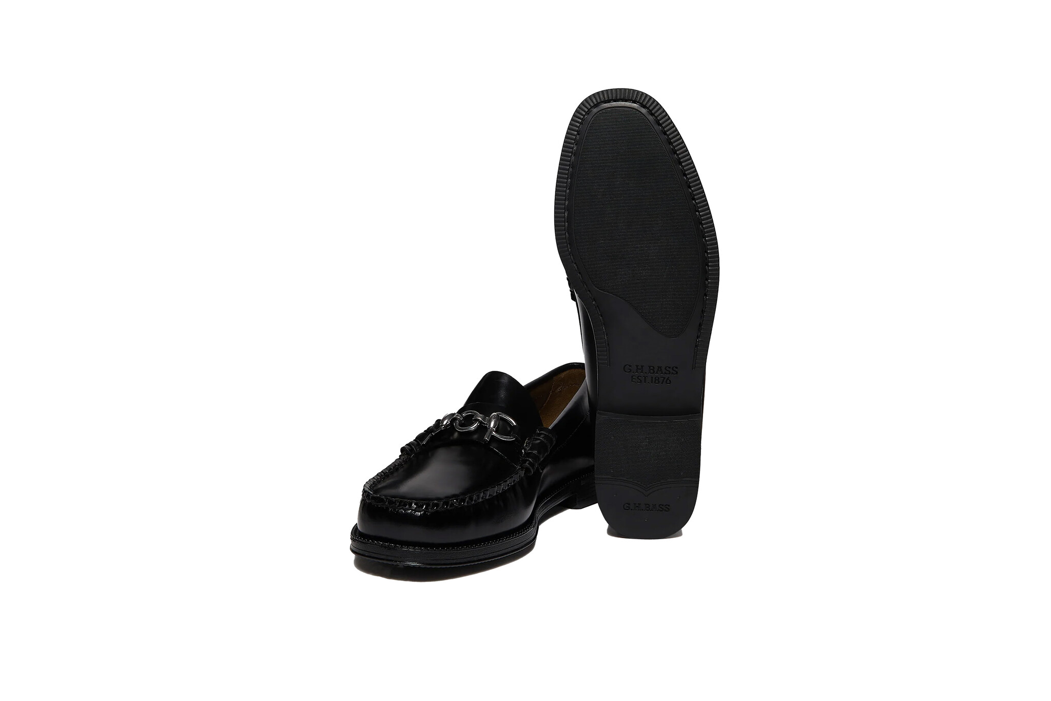 POP Trading Company G.H. Bass & Pop Easy Weejuns Loafers Black Leather