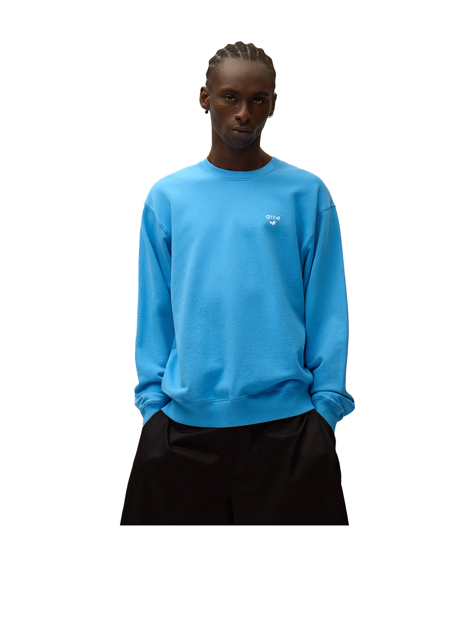 Arte Antwerp Heart Logo Crewneck Blue
