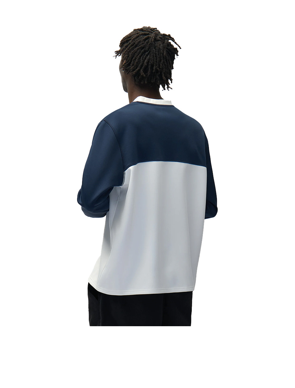 Arte Antwerp Circle Logo Longsleeve White Navy