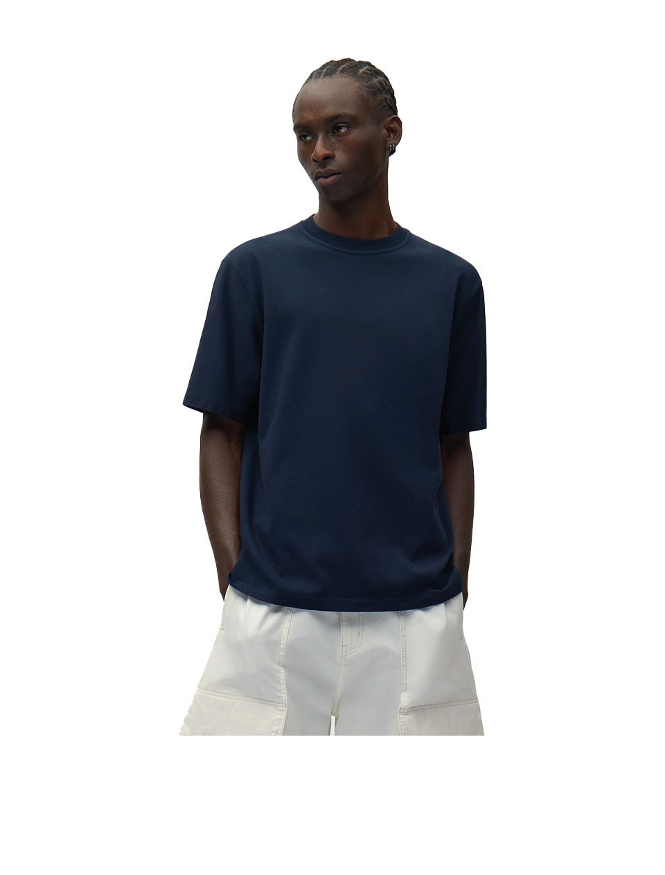 Arte Antwerp Abstract Back Print T-Shirt Navy