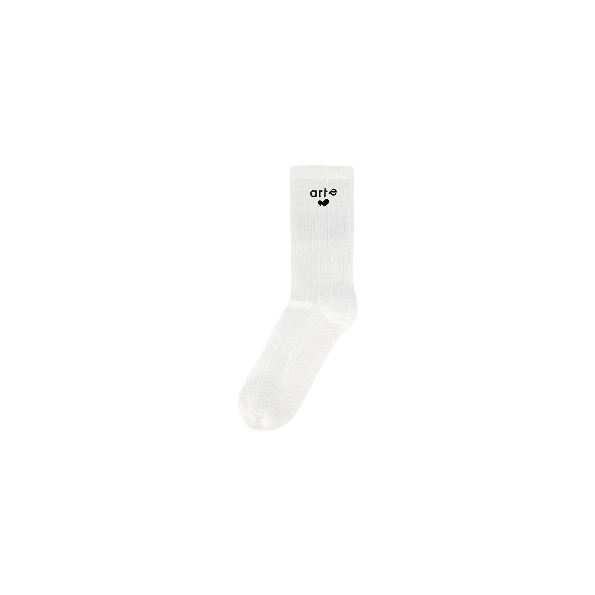 Arte Antwerp Heart Logo Socks White